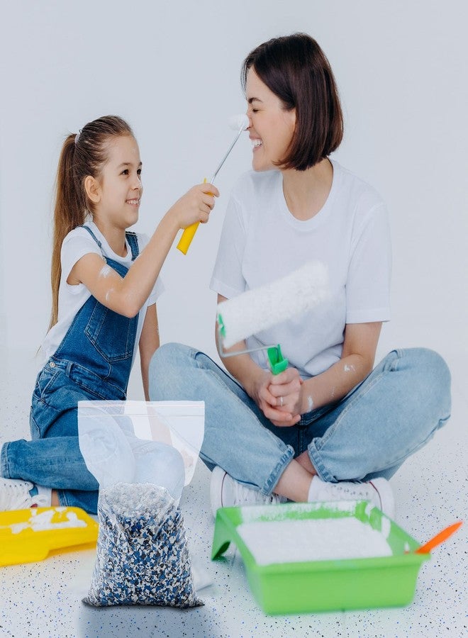 فاباي 330 غ / 0.72 رطل رقائق ألوان زخرفية من الإيبوكسي لطلاء أرضيات المرآب، رقائق طلاء خرسانية للجدران الداخلية والخارجية والأقبية (أسود، أبيض، رمادي، أزرق) - Image 5